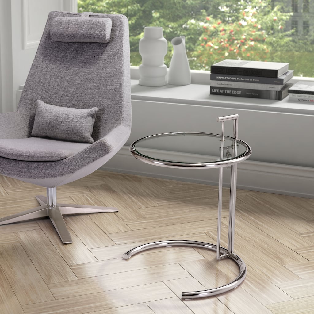 Eileen Gray Side Table Chrome