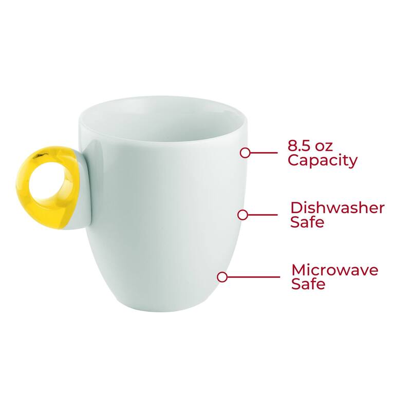 Guzzini Set of 4 Everyday Feeling Mugs