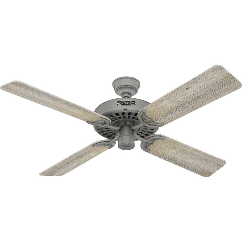 52" Hunter Original Outdoor Ceiling Fan with Pull Chain, Damp Rated - 52