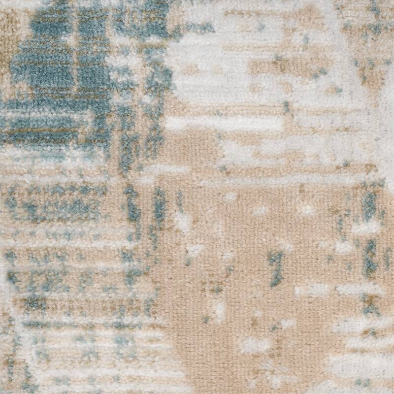 Nourison Thalia Distressed Contemporary Abstract Area Rug