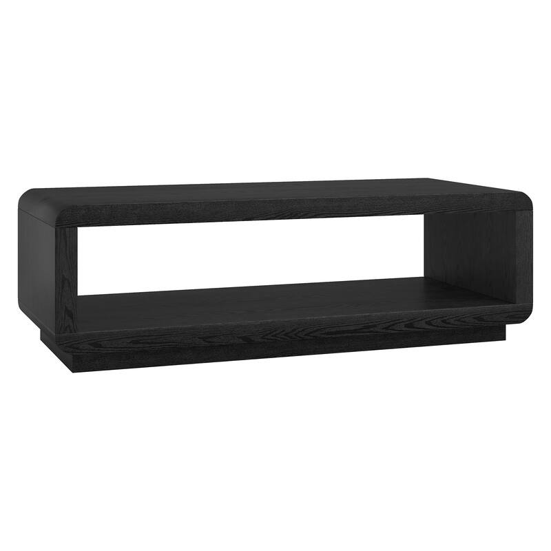 Lonni 47" Wide Rectangular Coffee Table - 47.25" Wide - Black Grain