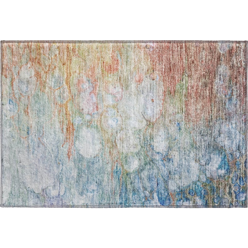 Premium Washable Super Soft Contemporary Ripples Mayfield Rug