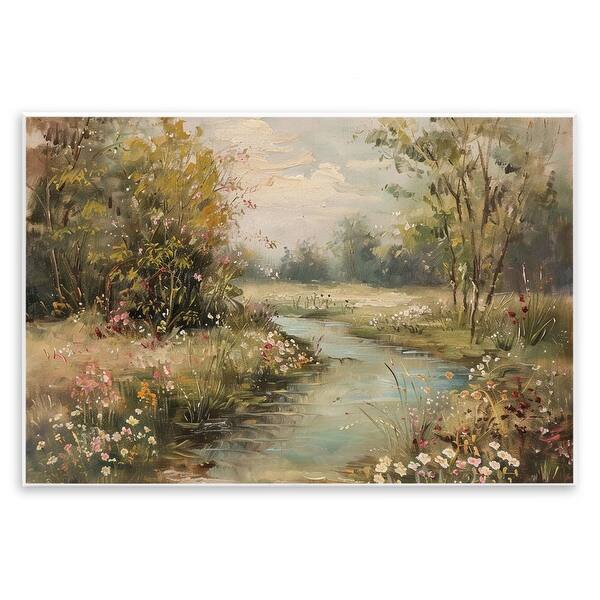Stupell Spring Stream Landscape Wall Plaque Art Design By LSR Design ...
