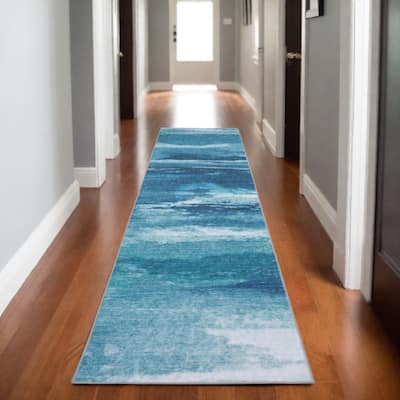 HomeRootsAbstract Modern Runner Area Rug