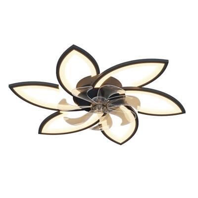 30.7 in. Ceiling Fan with Dimmable Lighting, Silent 6-Gear Wind Speed and Remote Control