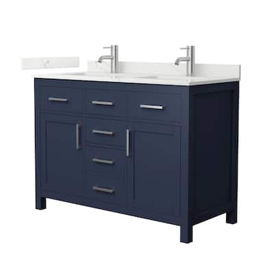 Wyndham Collection WCG2424-48D-QTZ-UNSMXX Beckett 48" Free Standing