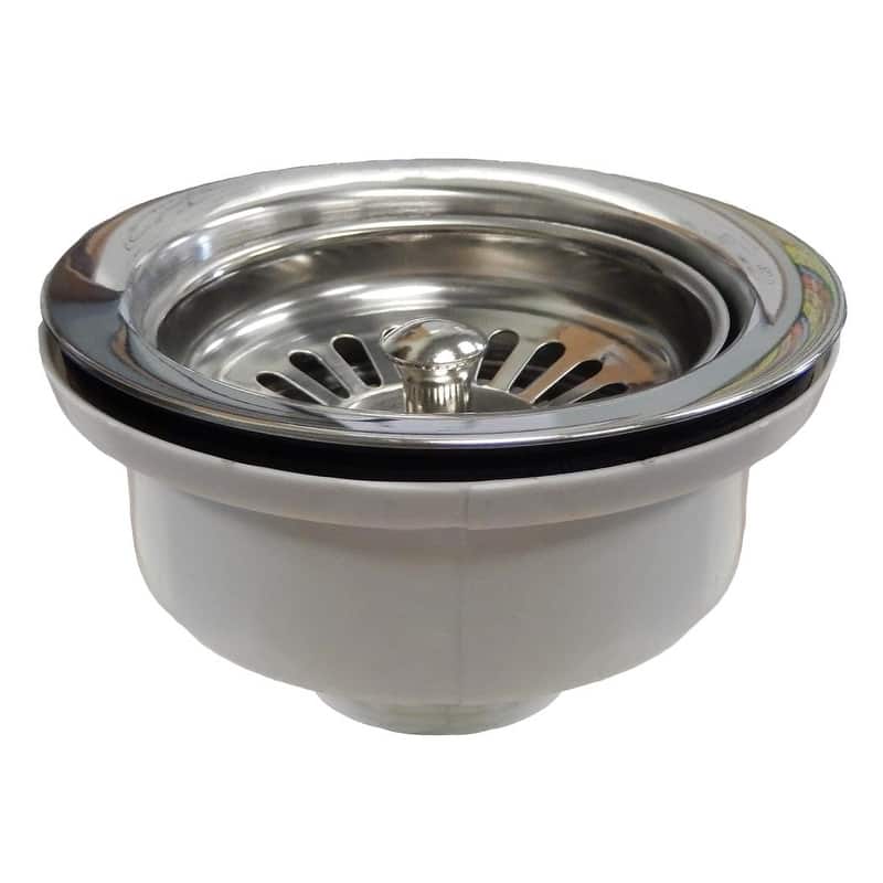 Standard Stainless Steel Kitchen Sink Strainer Drain 3-1/2"