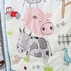 preview thumbnail 3 of 5, Trend Lab Farm Stack 4-piece Crib Bedding Set