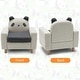 preview thumbnail 12 of 26, Gymax Kids Dinosaur/Panda/Chick Sofa Wooden Armrest Chair Couch w/