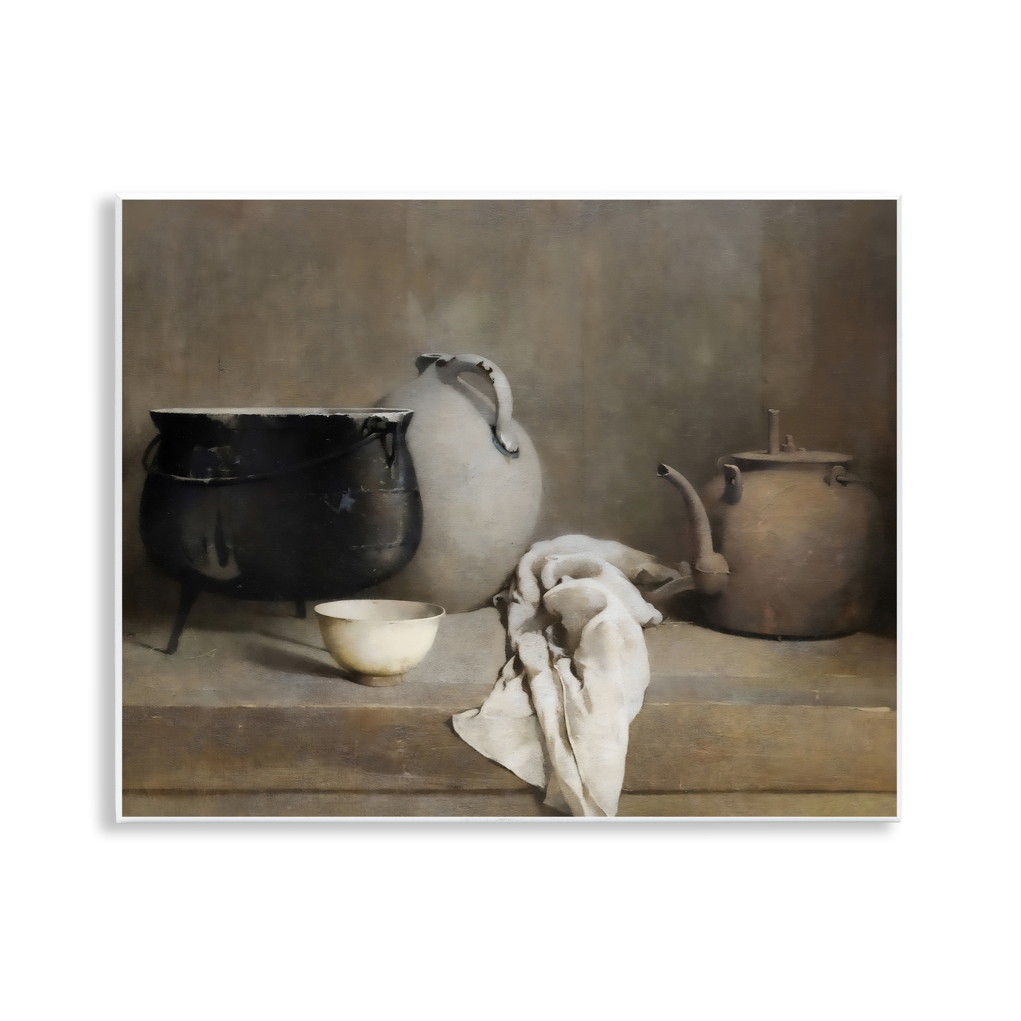 Stupell Vintage Farmhouse Vase Still Life Wall Plaque Design by Riley B