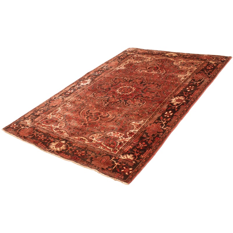 ECARPETGALLERY Hand-knotted Sarabi Red Wool Rug - 8'0 x 12'0