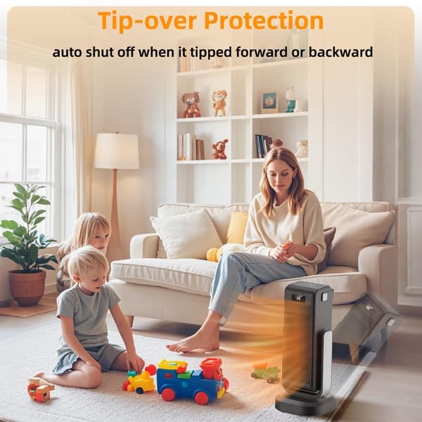 Space Heater For Indoor Use, 1500W Fast Heating Portable Electric