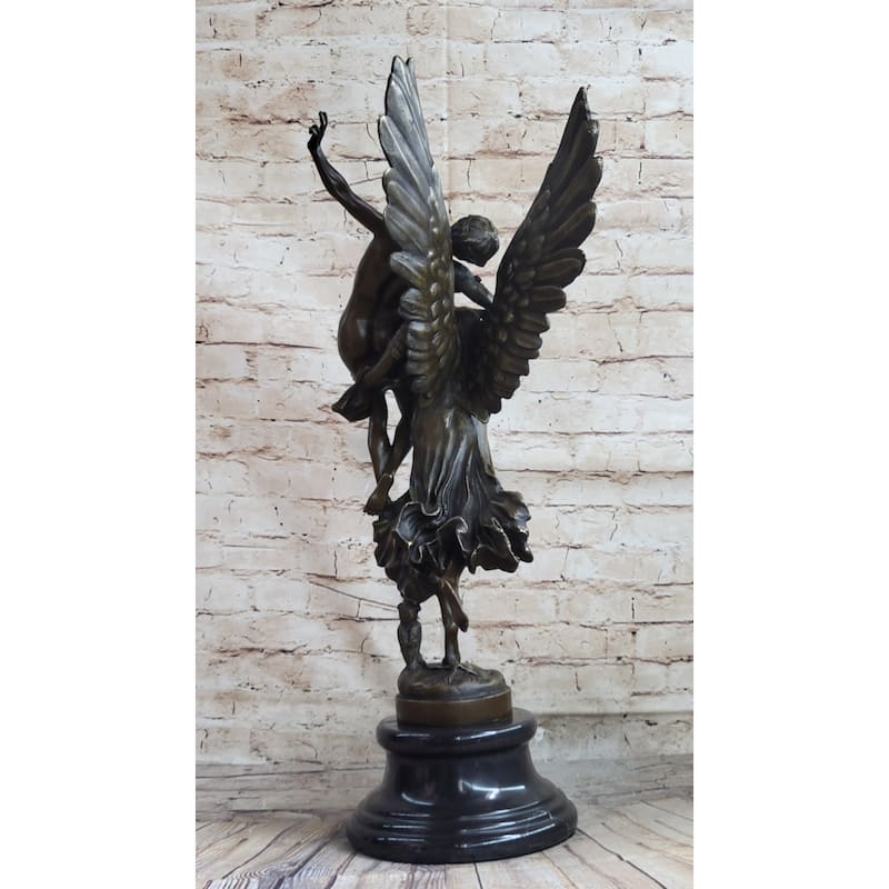 Gloria Victis Angel Bronze Statue Sculpture Figure Art By Mercie 26 Inches X 12 Inches