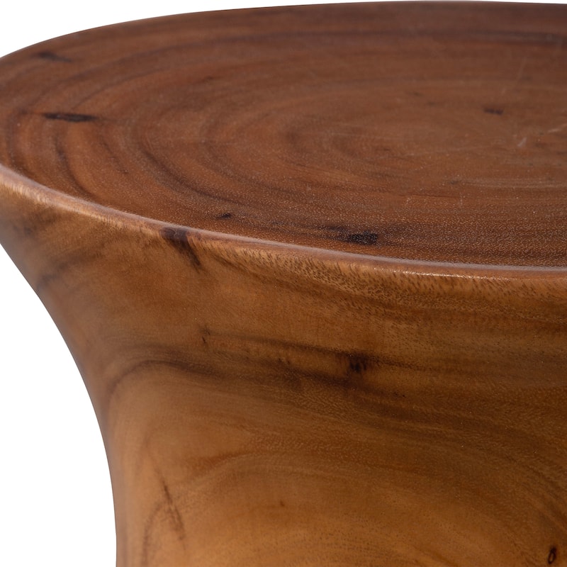 Uttermost Swell Wooden Accent Table - 13"W x 18"H x 13"D