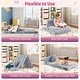 preview thumbnail 15 of 15, Flannel Kids Sofa Bed with Glow Patterns and Foldable Lounger Design - Mattress: 66" × 26" × 4" (L × W × H)