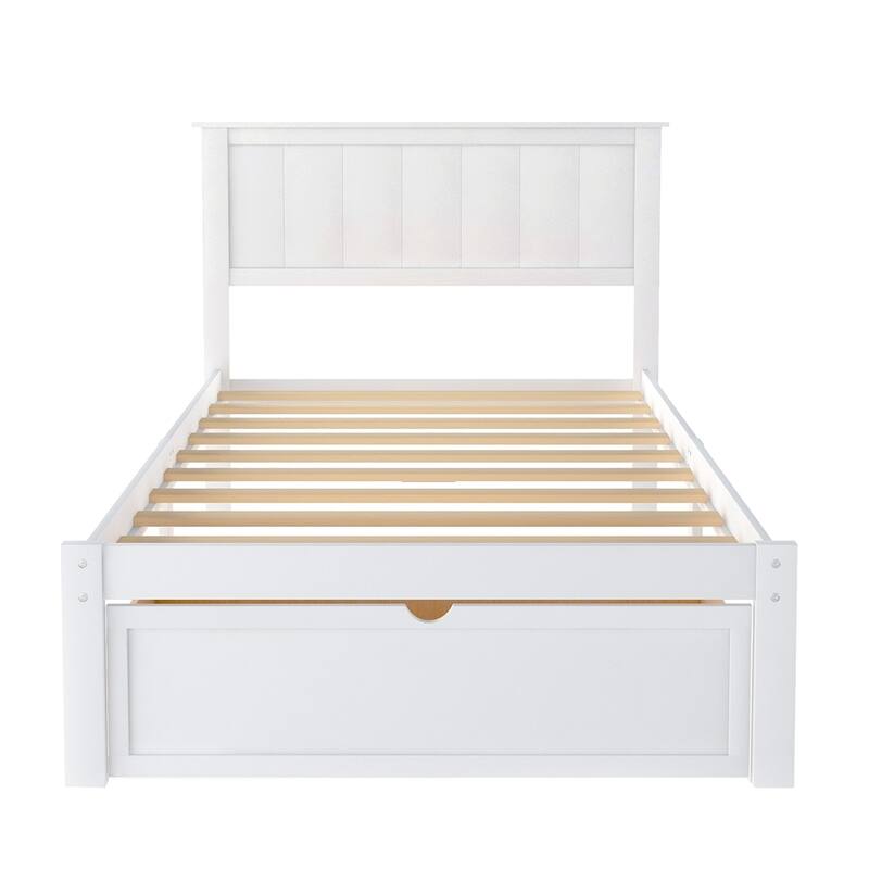 Modern Platform Bed with Under-bed Drawer