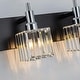 preview thumbnail 135 of 182, 2/3/4-Light Modern Bathroom Crystal Vanity Light Wall Sconces