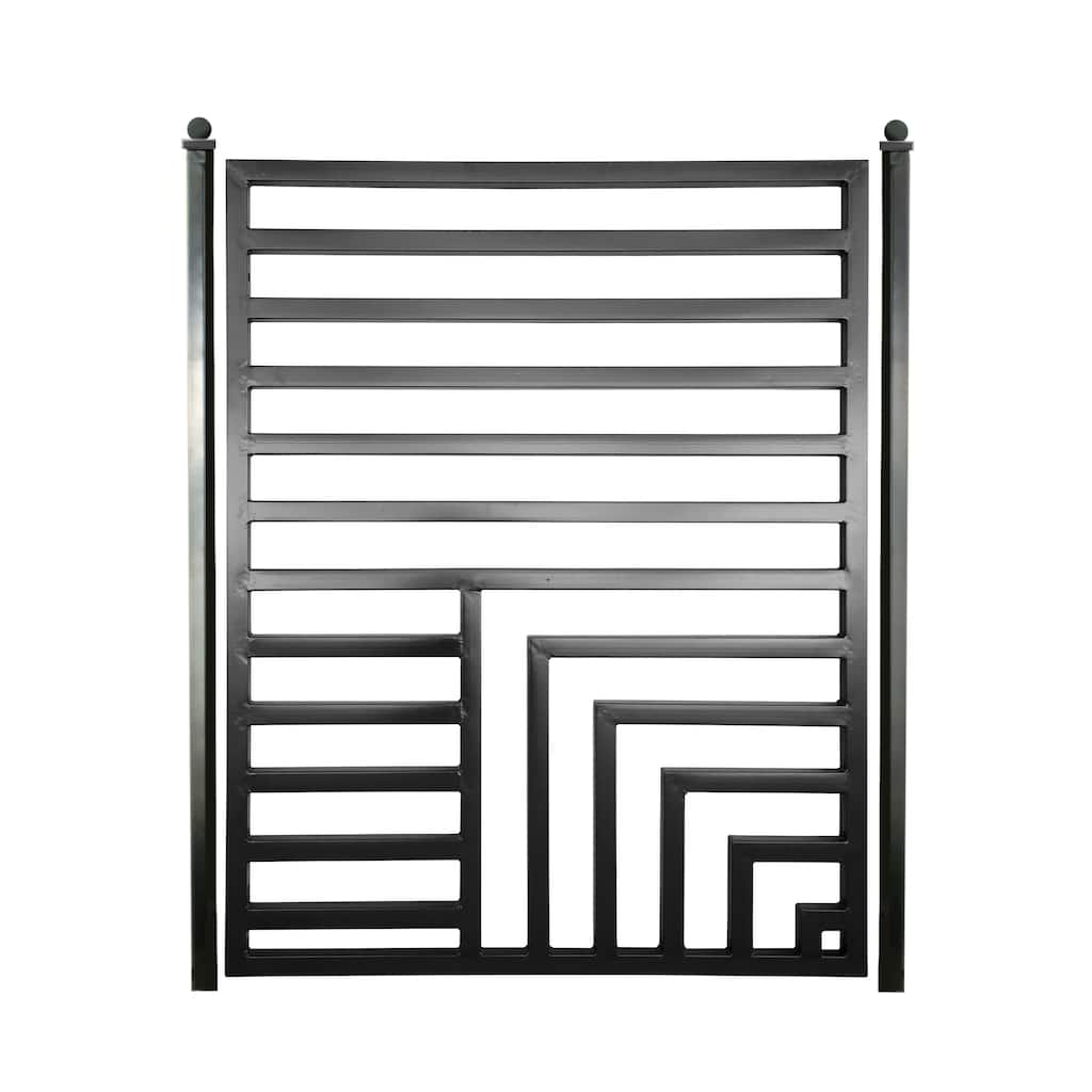 ALEKO Modern Florence Style Garden Steel Pedestrian Gate