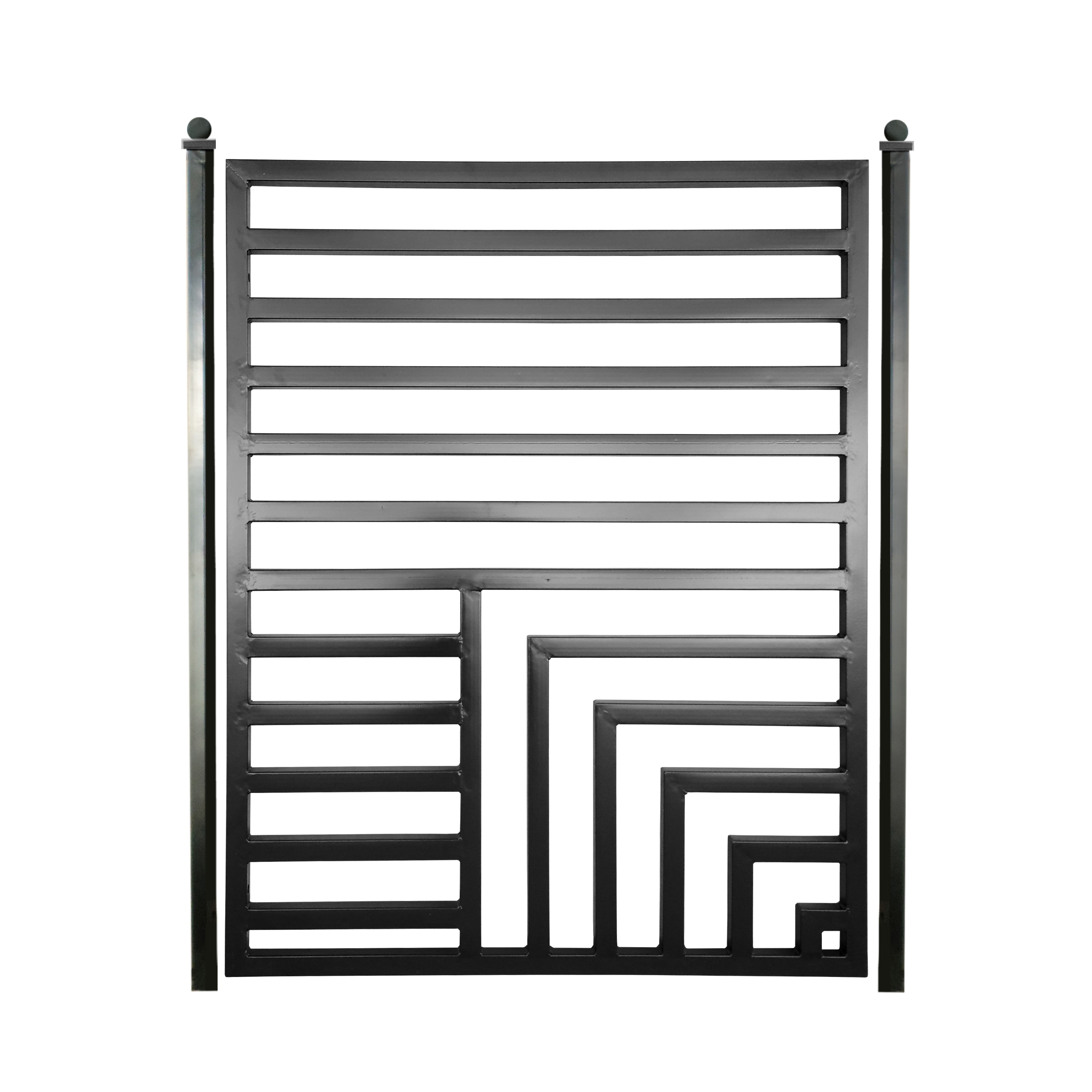 ALEKO Modern Florence Style Garden Steel Pedestrian Gate