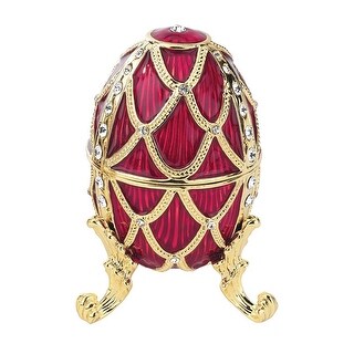 Design Toscano 'Golden Trellis' Romanov-style Collectible Hand-painted Enameled Egg