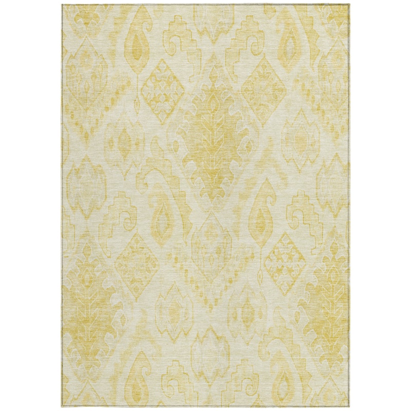 HomeRoots Moroccan Transitional Rectangle Outdoor Rug