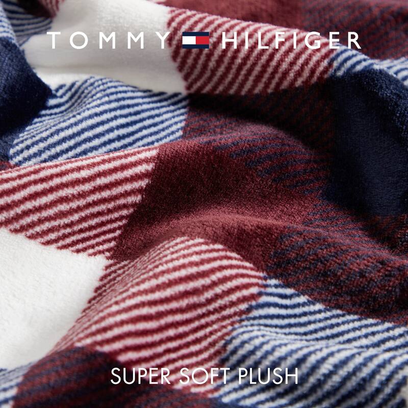 Tommy Hilfiger Iconic Reversible Throw Blanket