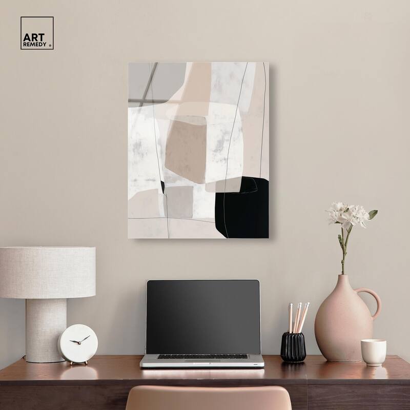 Neutral Forms I Acrylic by Art Remedy, Ready to Hang