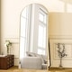preview thumbnail 47 of 74, Modern Arched Full Length Aluminum Alloy Floor Mirror Standing Mirror