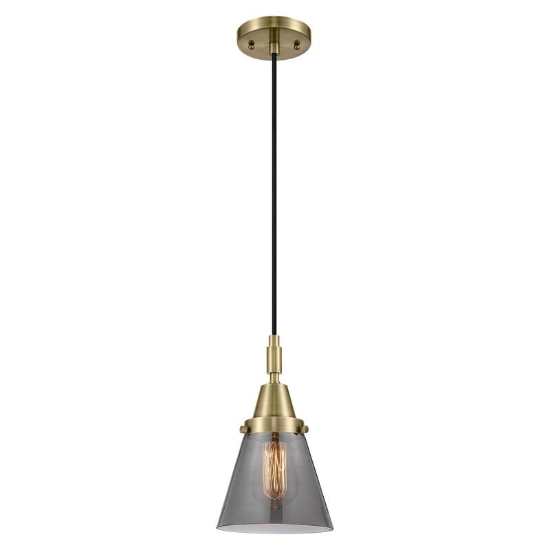 Innovations Lighting 447-1P-G63 Cone 6" Wide Mini Pendant with Light