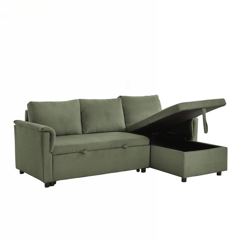 Versatile Convertible Sectional Sofa with Storage and Adjustable Backrest for Ultimate Comfort