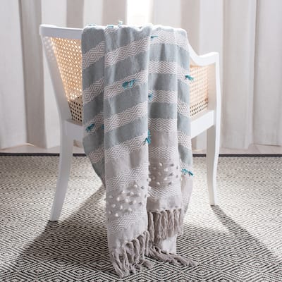 SAFAVIEH Billi 50 x 60-inch Fringe Throw Blanket