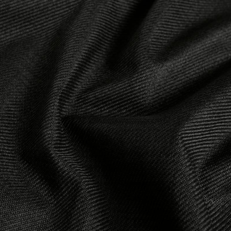 Exclusive Fabrics Vienna Basic Solid Linen Curtains (2 Panel) Blackout Curtains For Bedroom & Living Room Curtains