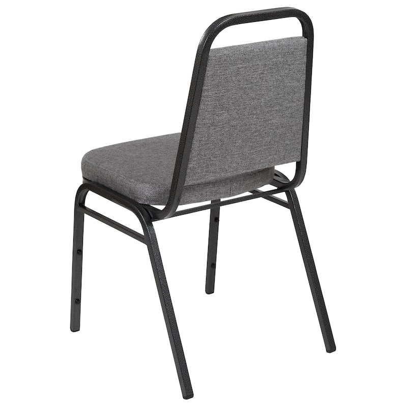 4 Pack Trapezoidal Back Stacking Banquet Chair - 20.25"D x 17.5"W x 36"H