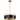 Altos 4 Light Medium Pendant - Matte Black and Natural Brass Finish