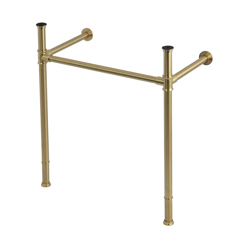 Kingston Brass VPB3628 Fauceture 28-1/2" Stainless Steel Console Stand - Brushed Brass