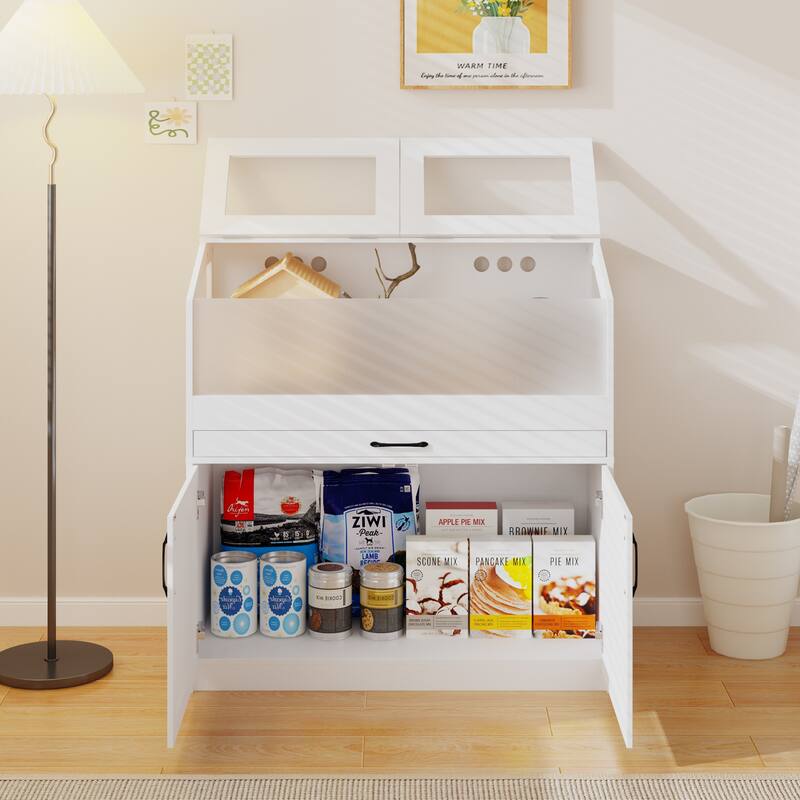 Functional Small Pet Home Hamster House: Ample Storage and Clear Acrylic Panels for Easy Pet Care