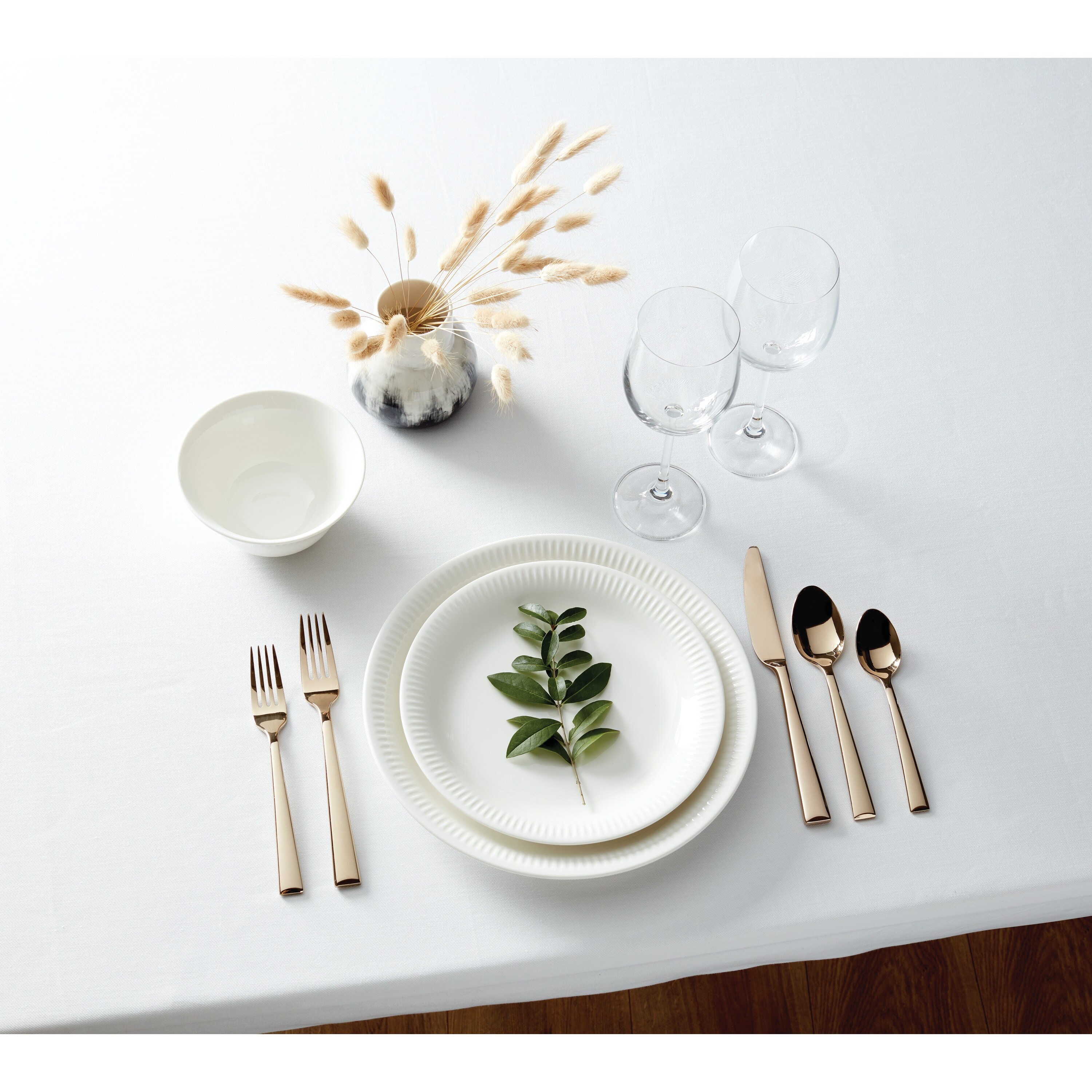 Lenox 891166 Profile White Porcelain 4 Piece Dinner Plate Set