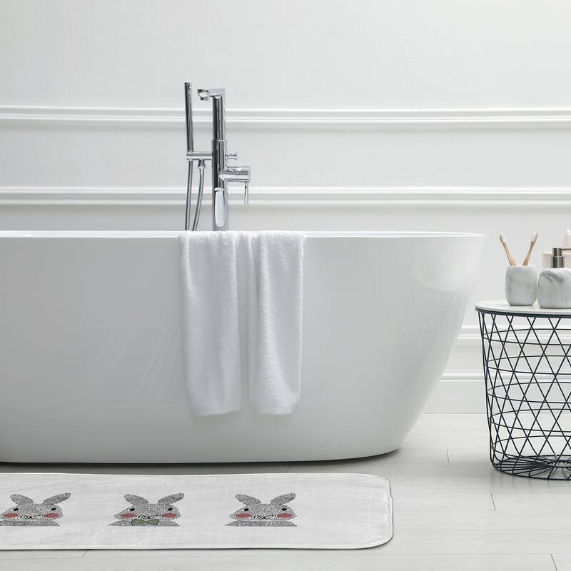 Bunny Triplets Bathmat