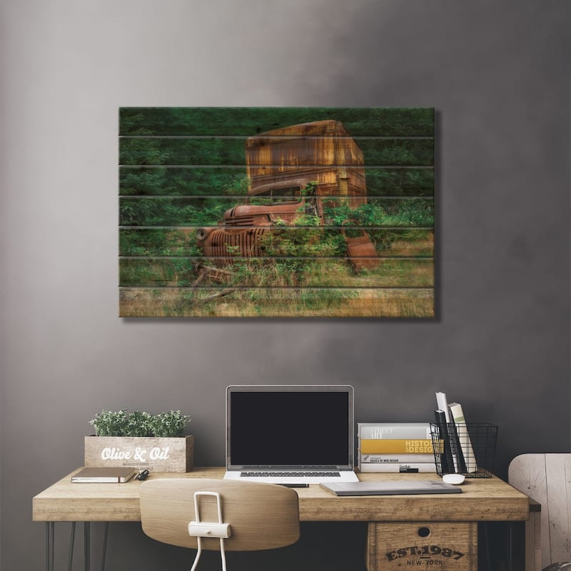 Not Forgotten Print On Wood by Louis Ruth - Multi-Color