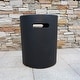 preview thumbnail 5 of 9, Modeno Black Propane Tank Cover Fire Pit Round 20" Outdoor