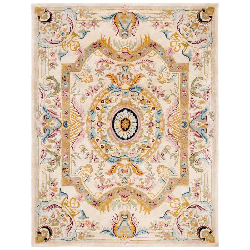 SAFAVIEH Handmade Savonnerie Jutta Traditional Oriental Wool Rug