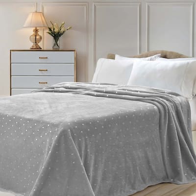 Superior Fleece Plush Medium Weight Soft Fluffy Decorative Blanket