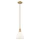 Option Brushed Brass / Matte White