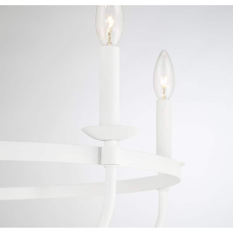 Meridian M10087 5 Light 27" Wide Taper Candle Style Chandelier
