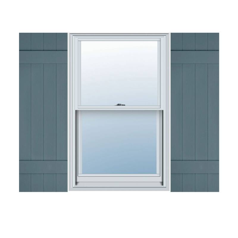 Mid-America Vinyl, Standard Size Four Board Joined Shutters