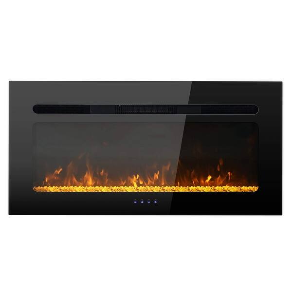 PHI VILLA Recessed Wall-mounted Contemporary Electric Fireplace - On Sale -  Bed Bath u0026 Beyond - 32563873