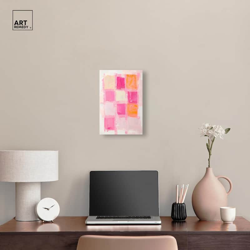 Color Squares I Canvas by Art Remedy, Gallery Wrapped
