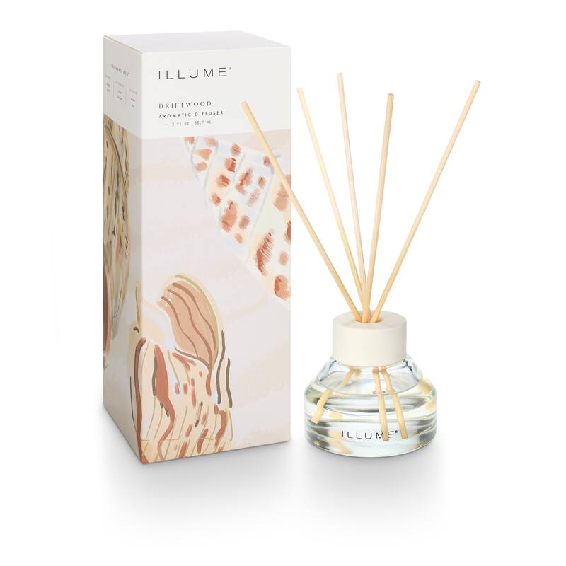 ILLUME Beautifully Done Driftwood Refillable Aromatic Diffuser