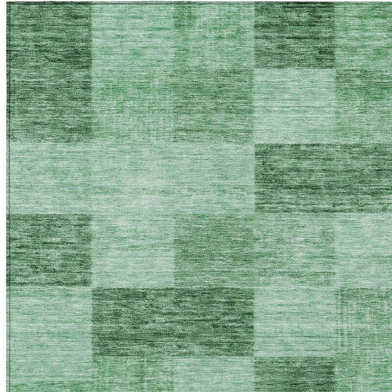 HomeRoots Geometric Transitional Rectangle Outdoor Rug