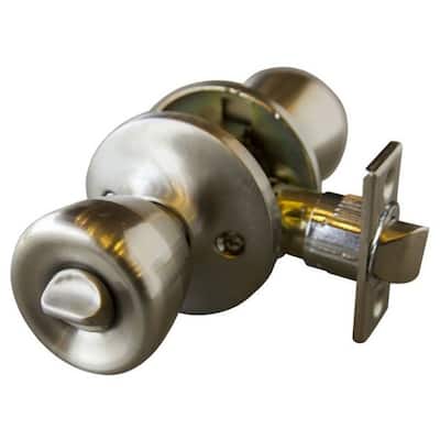 Design House Terrace Reversible Privacy Door Knob Set with 6-Way Latch